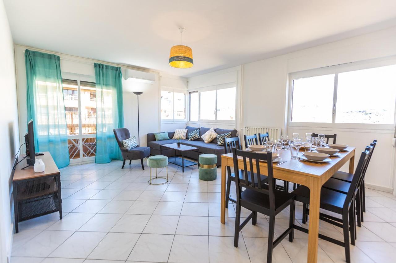 Appartement Superbe 100m2 - 2 Balcons - Proche Gare - Climatisé à Marseille Extérieur photo