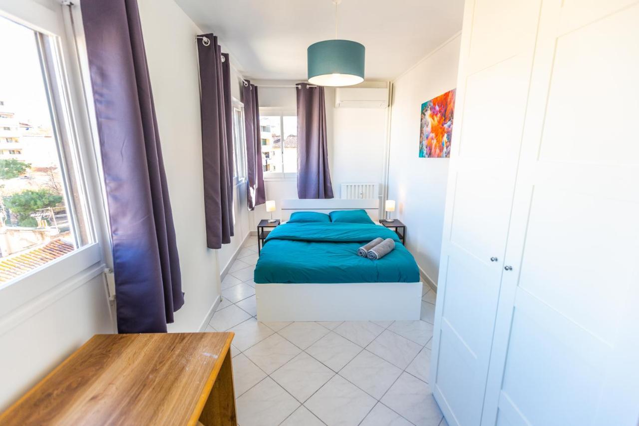 Appartement Superbe 100m2 - 2 Balcons - Proche Gare - Climatisé à Marseille Extérieur photo